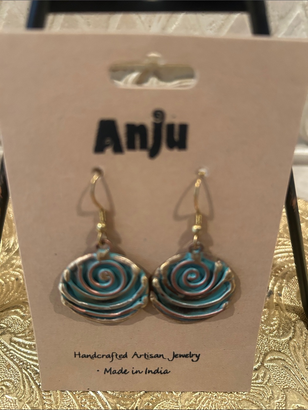 NWT Anju Handcrafted Artisan Earrings